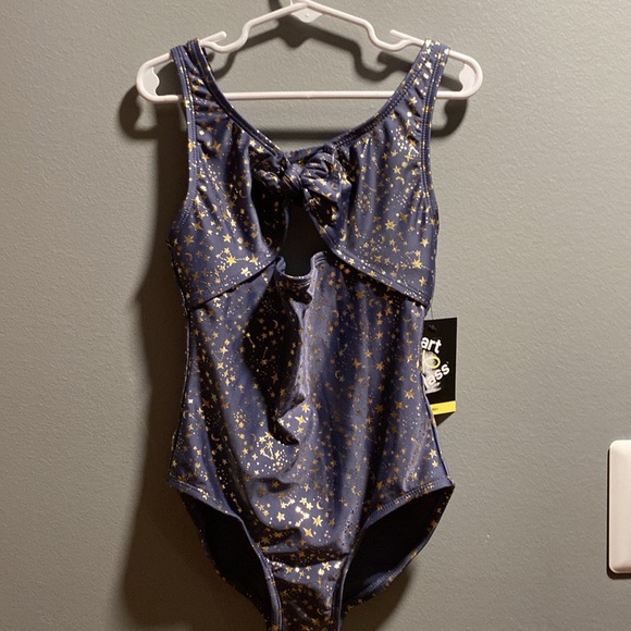 BRAND NEW GIRLS ONE PIECE  SWIM SUIT SIZE 7-8! NWT! SMOKE FREE HOME! - Picture 2 of 7